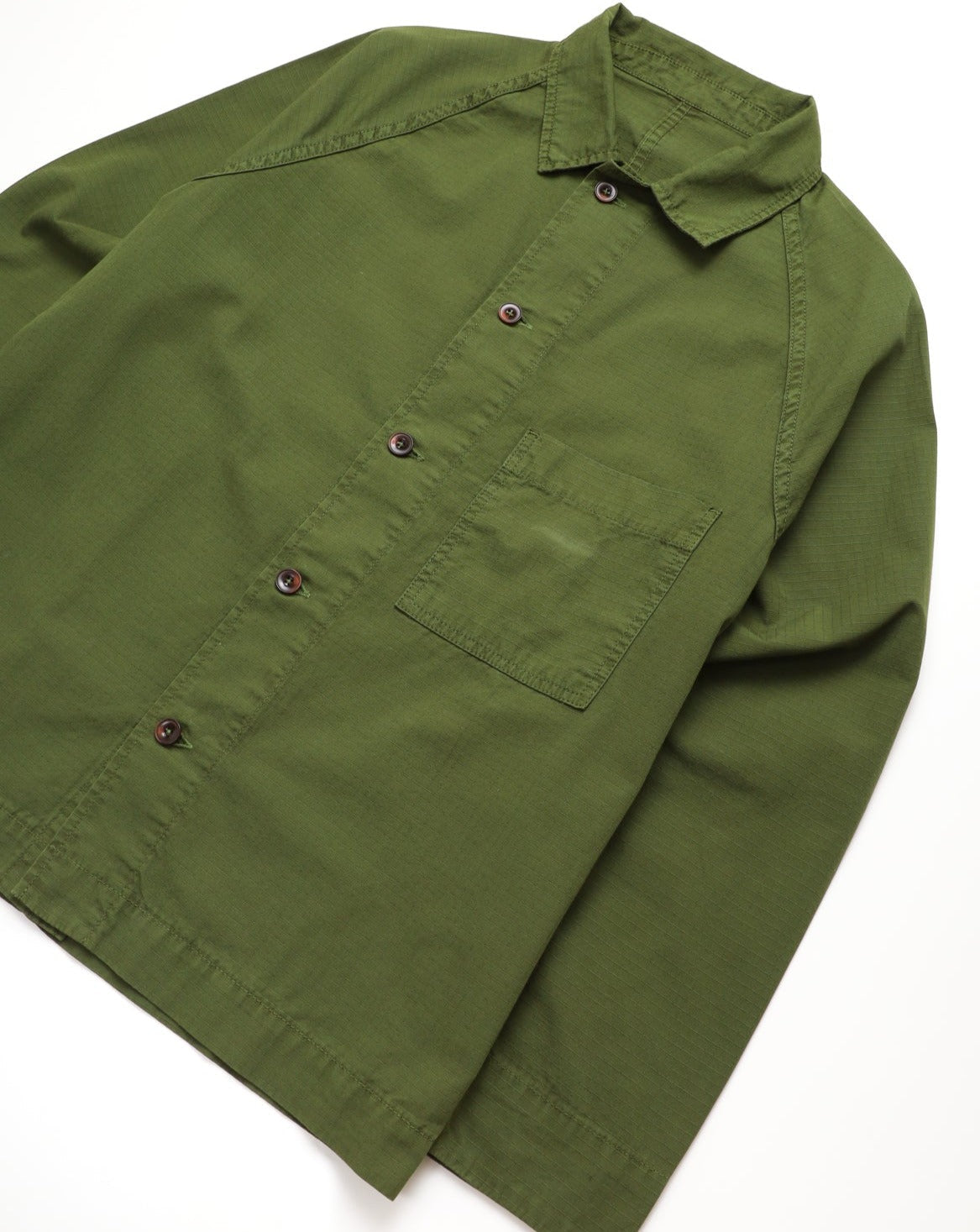 Ripstop FOH Jacket in Pesto