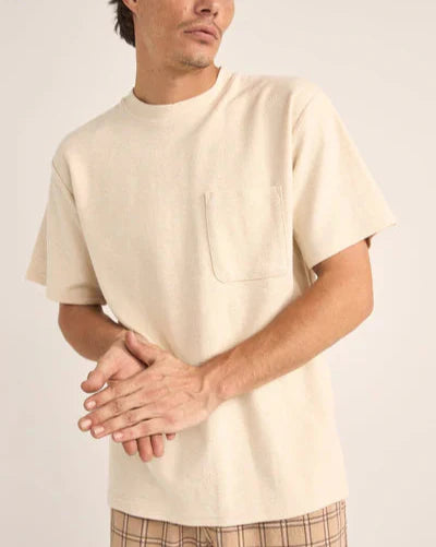 Vintage Terry SS T-Shirt in Natural