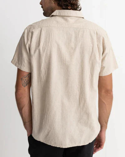 Classic Linen SS Shirt in Sand