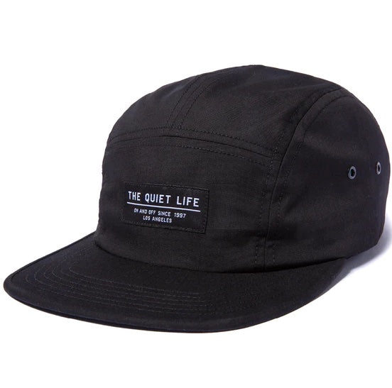 Foundation 5 Panel Hat in Black