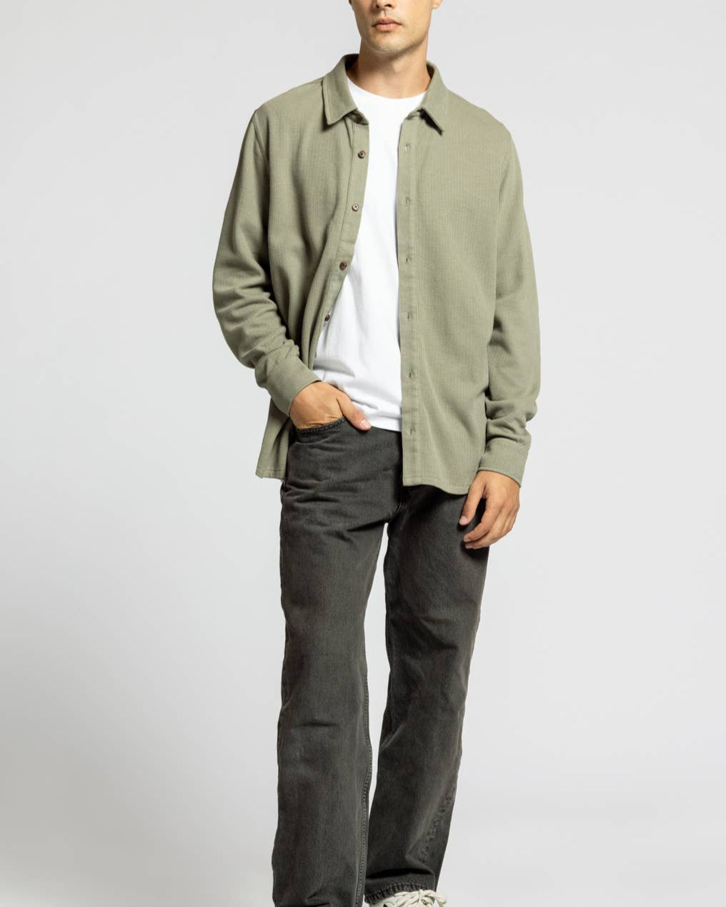 Highland Shirt in Vetiver