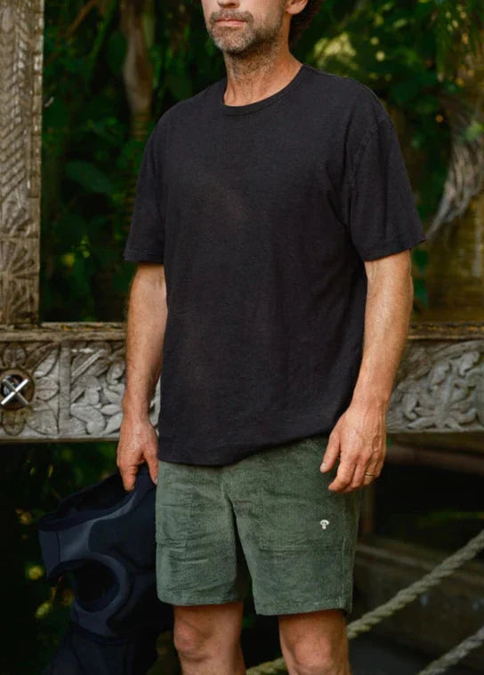 Hemp Tee in True Black