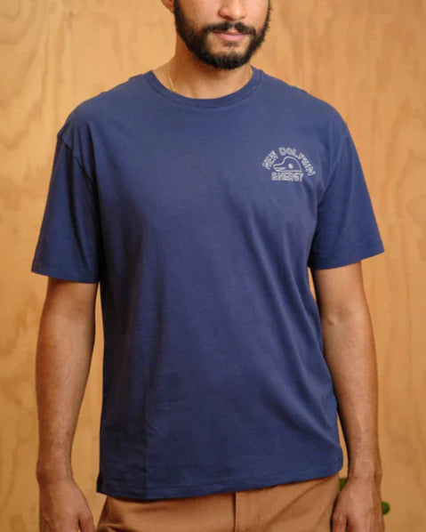 New Dolphin Energy Tee in Navy Indigo